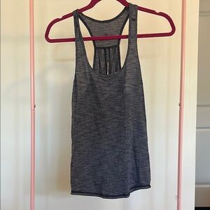 Lululemon grey blue athletic tank